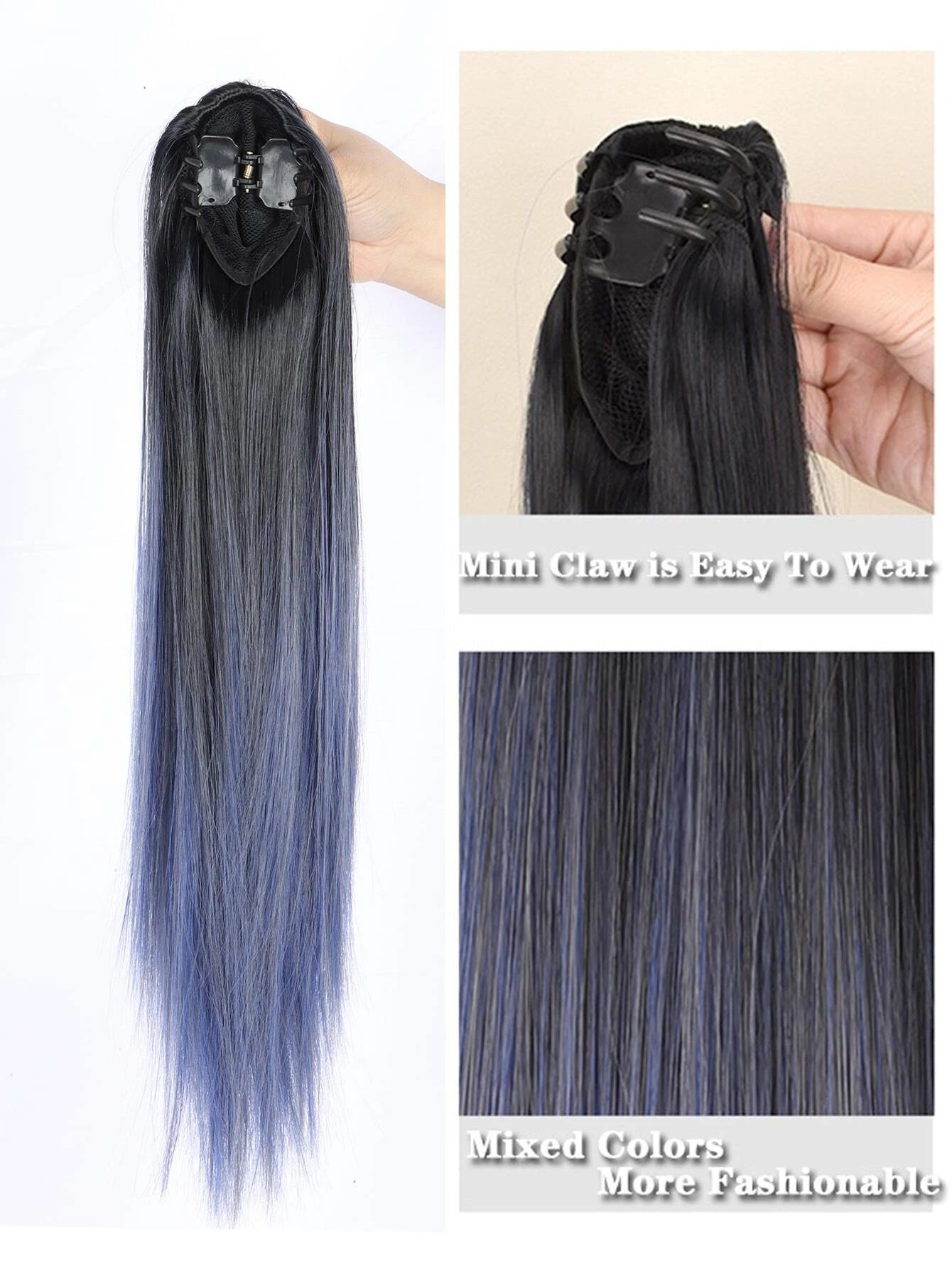 Natural Highlighted Twist Long Ponytail Hair Extension for Women