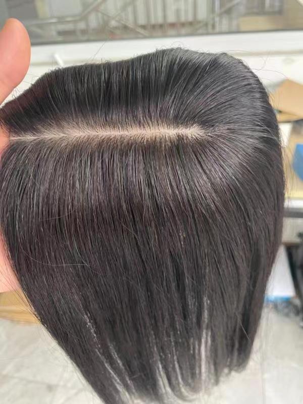 human hair topper