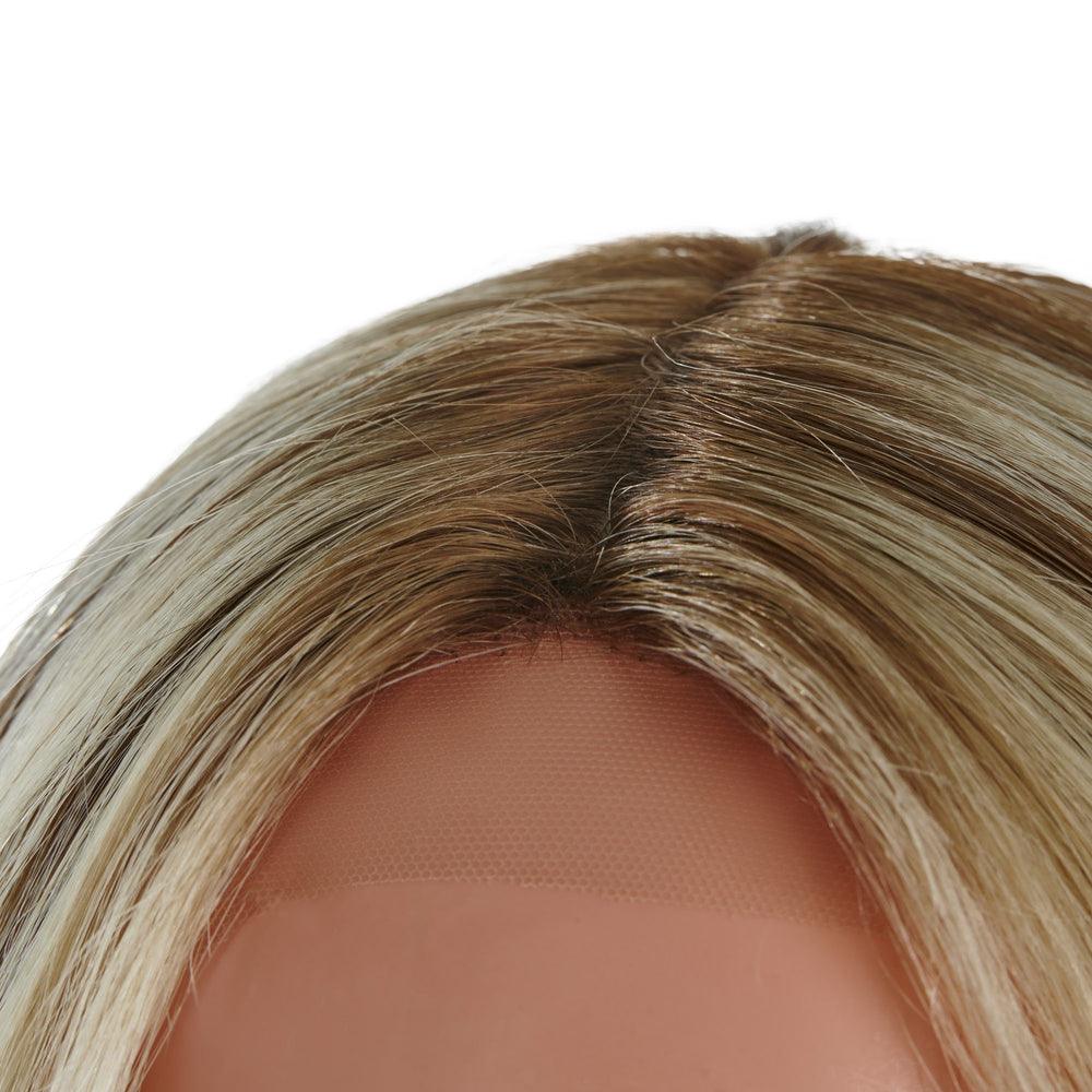 100% Human Hair Virgin Hair Blonde Wig For Womens Wig UK