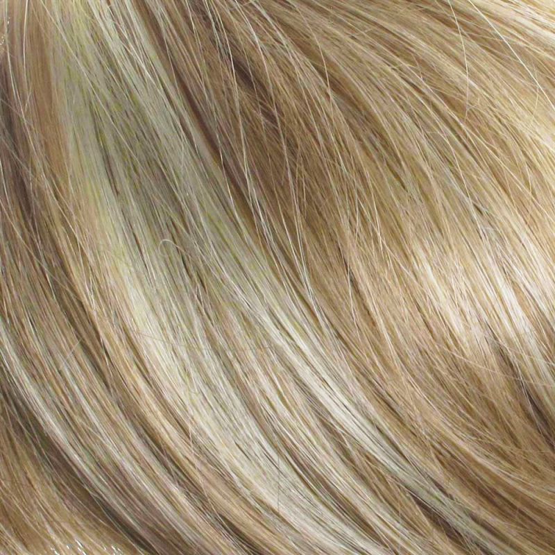 100% Human Hair Chin Length Wig Bob Natural Wigs, Caramel Rooted