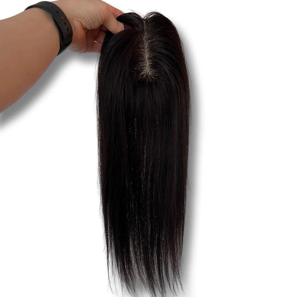 human hair topper
