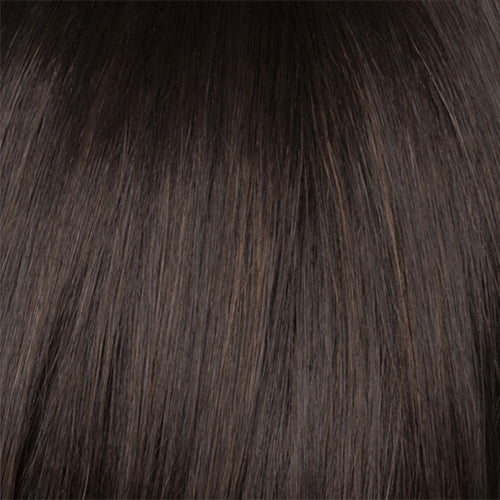 100% Human Hair Shoulder 8 Inch Wigs, Chocolate Mix