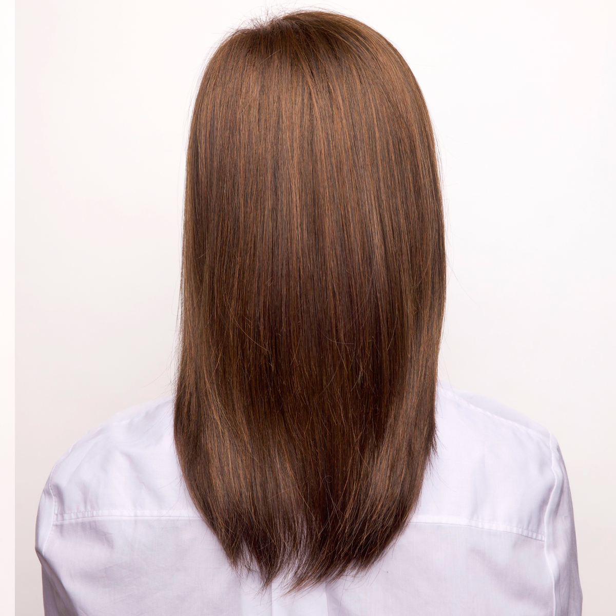 100% Human Hair Virgin Hair Fashion Wigs Real Natural Hair Wigs UK, Ginger Brown