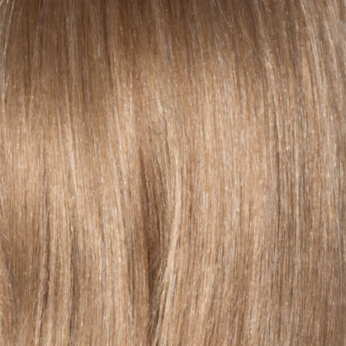 100% Human Hair Mono Lace Long Wigs for Women, Champagne Mix