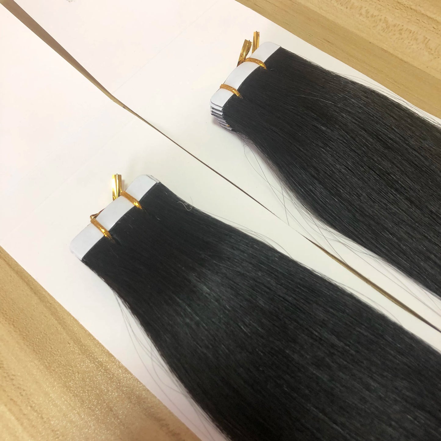 Tape in Human Hair Extension Virgin Hair Support Double Drawn