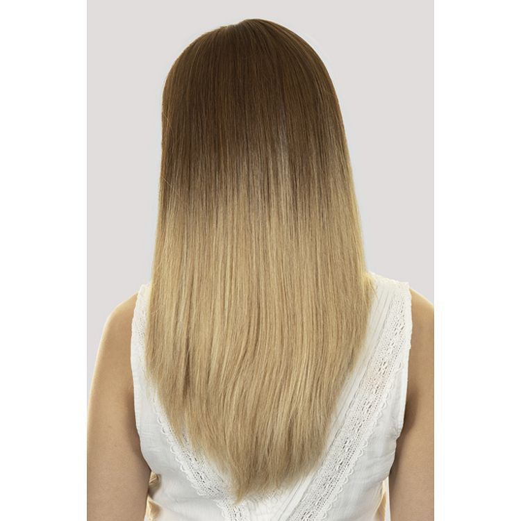 100% Human Hair Virgin Hair Ladies Wig Long Wigs, 9HH Blonde Rooted