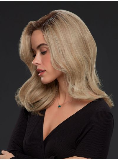 Mid Shoulder Length Human Hair Wigs for Women Wigs UK, Palm Springs Blonde