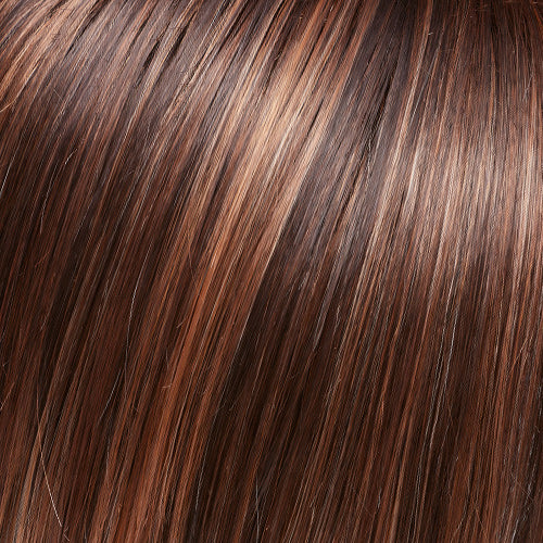 100% Human Hair Bob Wigs for Women, Chocolate Cherry & Toffee Truffle