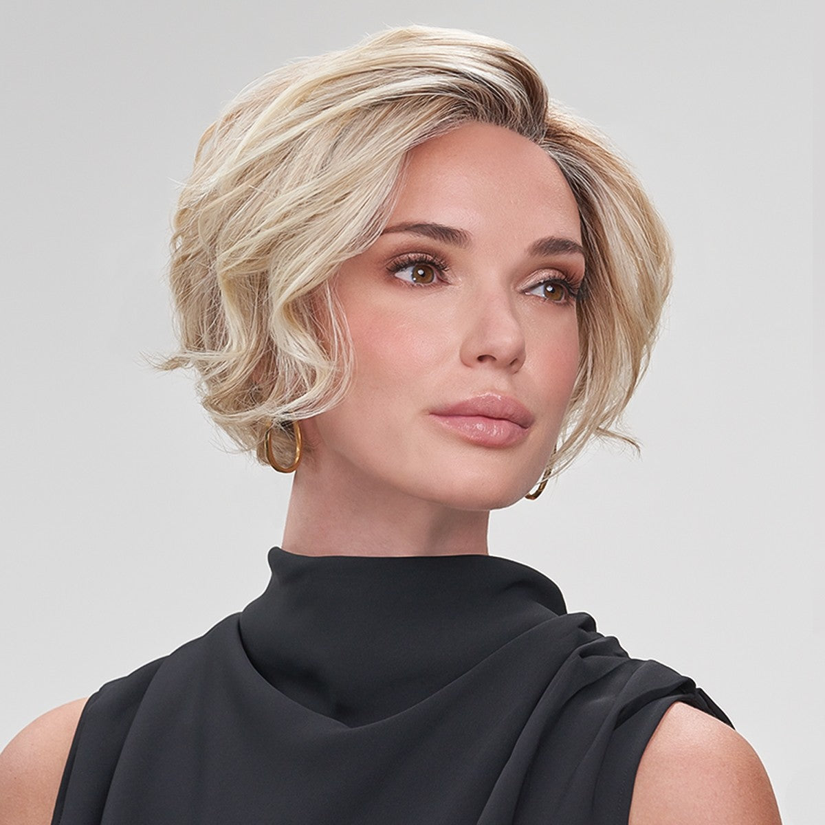 100% Human Hair Natural Bob Wigs for Women, Venice Blonde