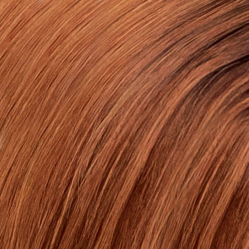 100% Human Hair Virgin Hair Mid Shoulder Length Wigs for Women, Whiskey Glaze