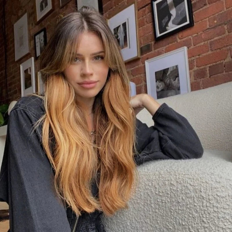 Premium Halo Extension 100% Human Hair Light Brown Classic Hair Extensions