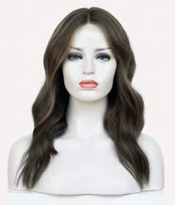100% Human Hair Virgin Hair Wigs for Women, Lace Front Wig, Blonde Dark Roots Sunkissed Highlights