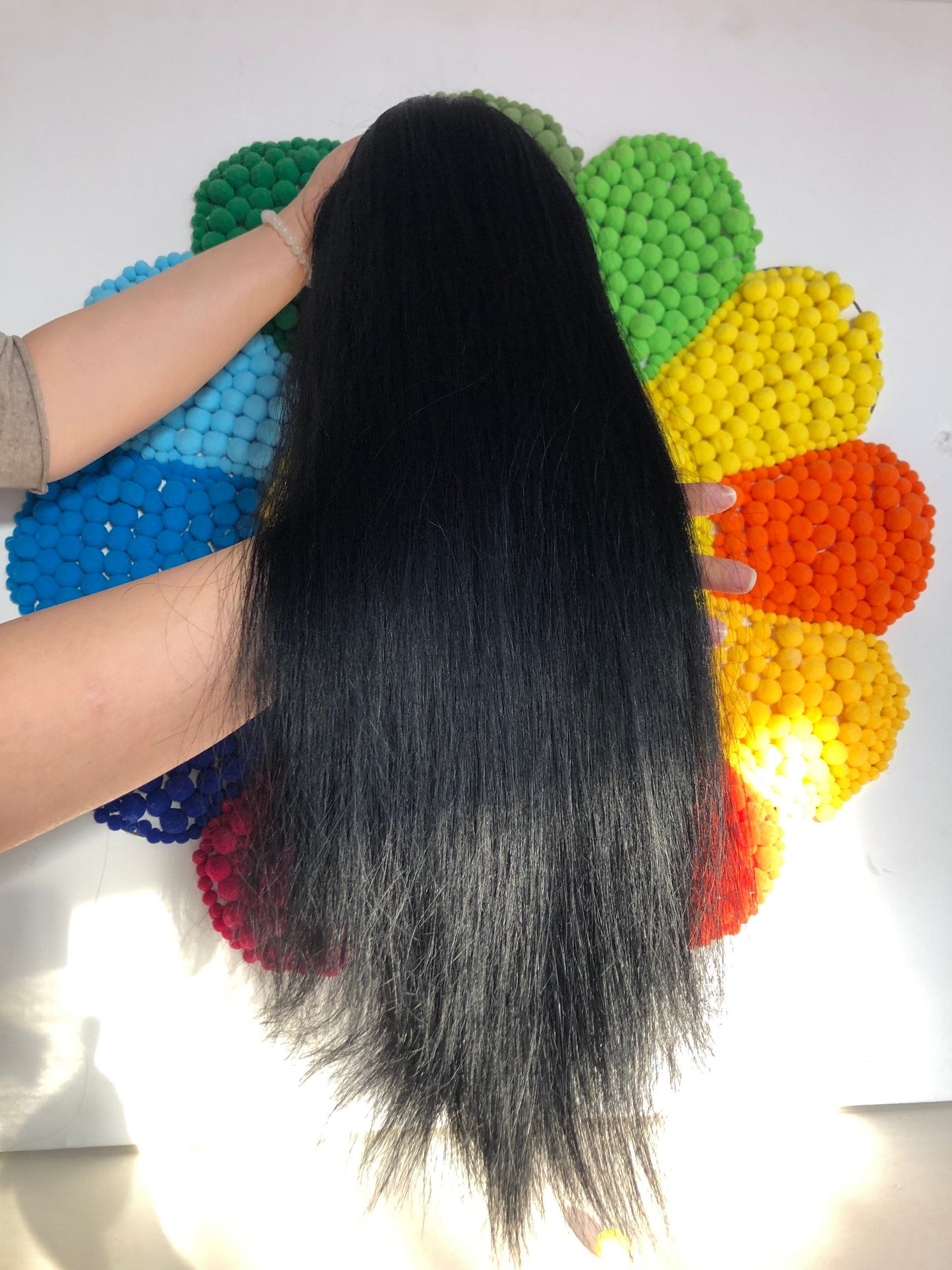 human hair topper