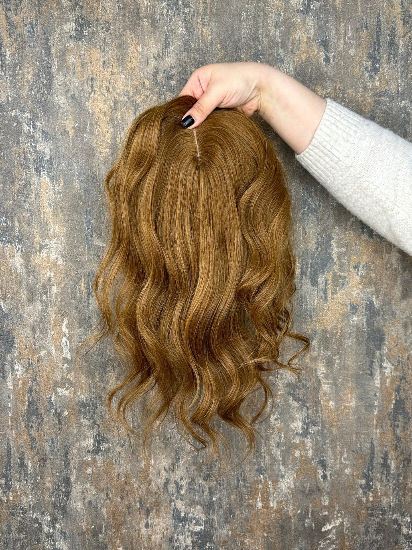 human hair topper