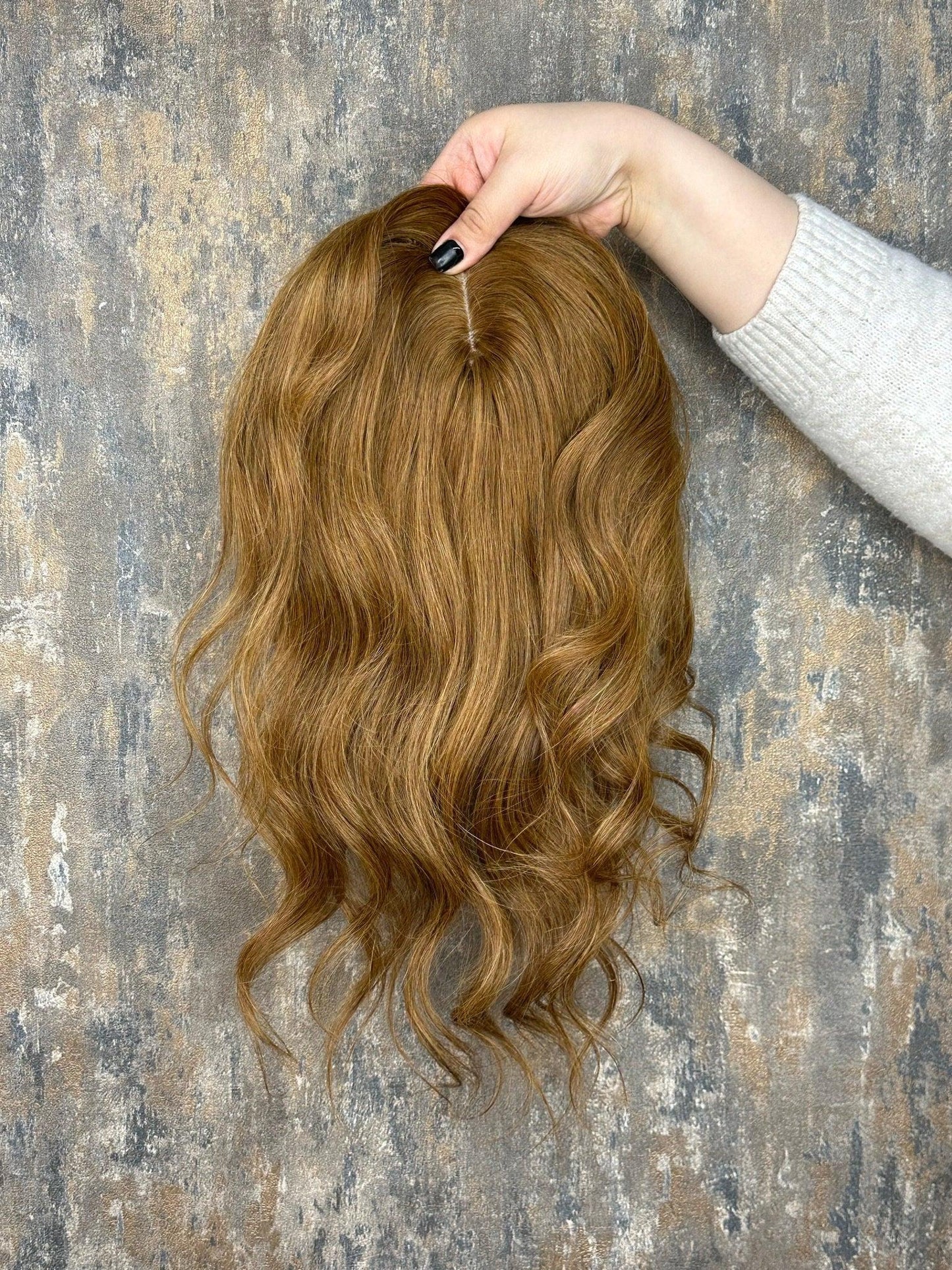 human hair topper