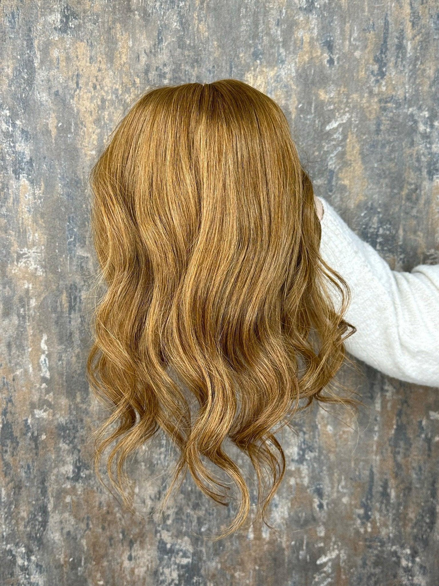 human hair topper