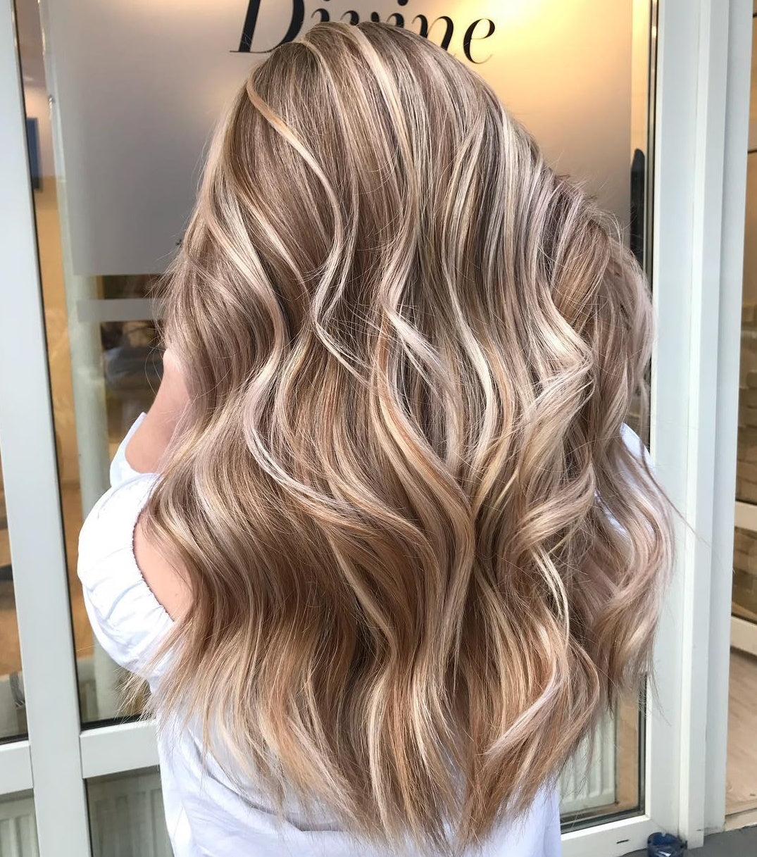 Premium Halo Extension 100% Human Hair Light Brown Classic Hair Extensions