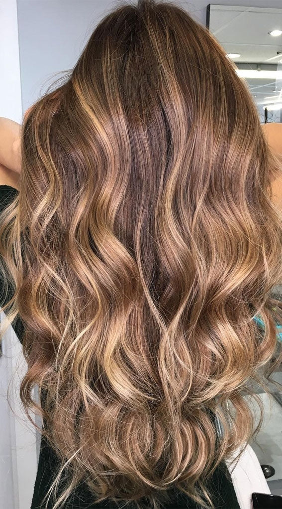Premium Halo Extension 100% Human Hair Light Brown Classic Hair Extensions