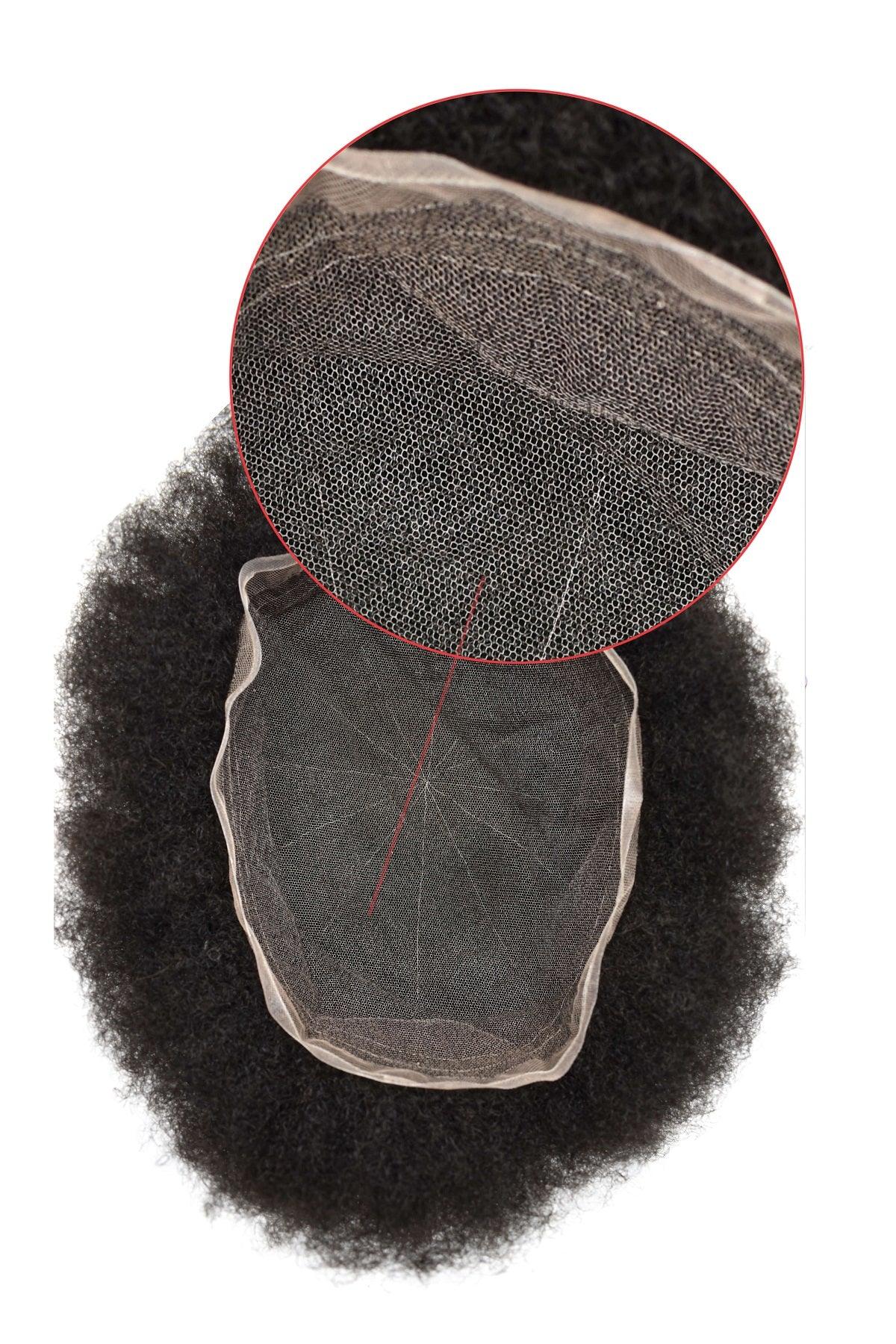 100% Human Hair Full Lace Wig Human Hair Toupee for Men