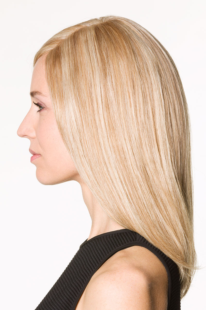 100% Human Hair Virgin Hair Wig Hair Womens 12-14 Inch Wig, Light Blonde Mix