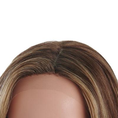 100% Human Hair Wig 22 Inch Long Human Hair Toupee for Women