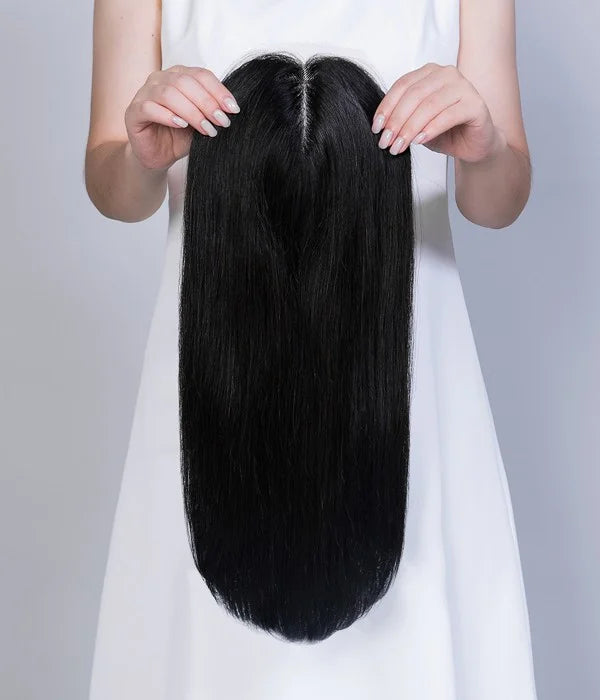 human hair topper