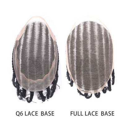 Toupee Men's Wig Indian Remy Human Hair System Braided 130% Density Straight Texture Black Men Hot Supplier