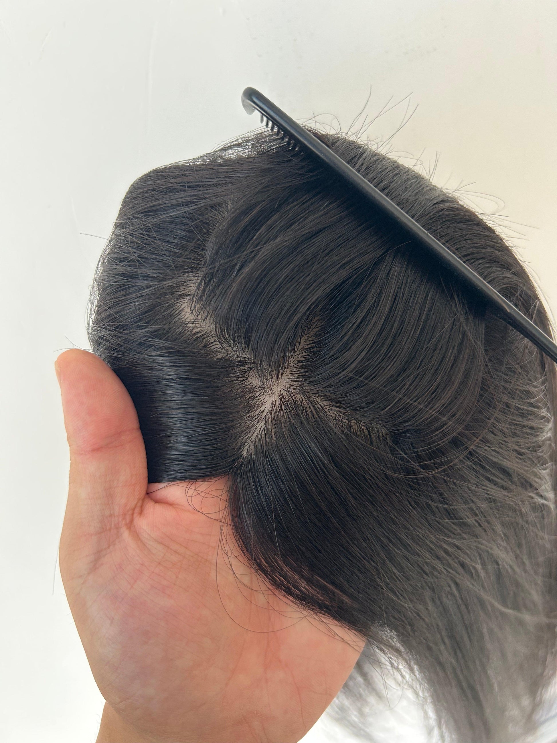 human hair topper