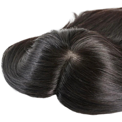 human hair topper