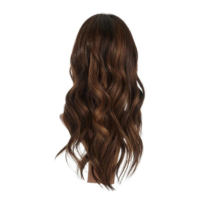 100% Human Hair Darkest Brown Wig Hair Beauty For Women