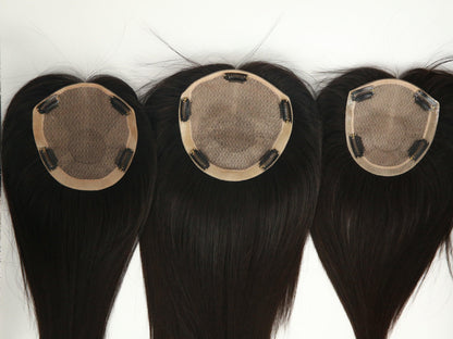 human hair topper