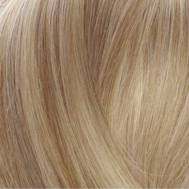 100% Human Hair Shoulder Length Wig Natural Wigs, Coffee Mist & Wheat Mist