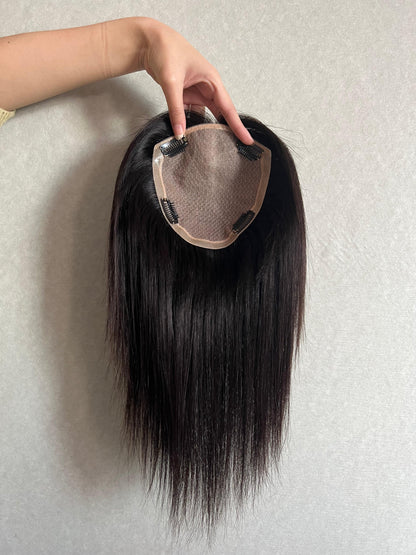 human hair topper