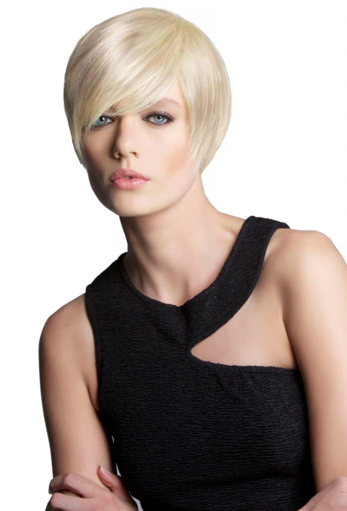 100% Human Hair Top Remy Hair Short Natural Hair Wigs, Creamy Blonde