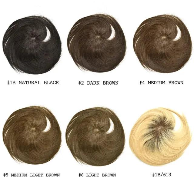 human hair topper