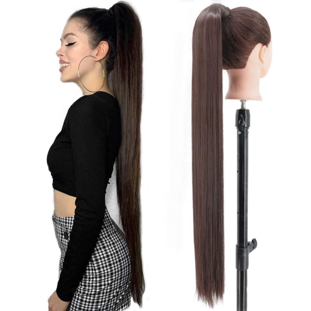 Classic Hair Extension Straight Natural Band Ponytail