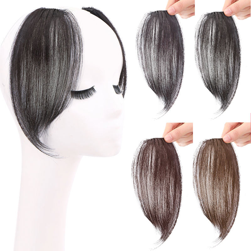 Hair Extensions Bang Hair Middle-part Bangs Patch for Women