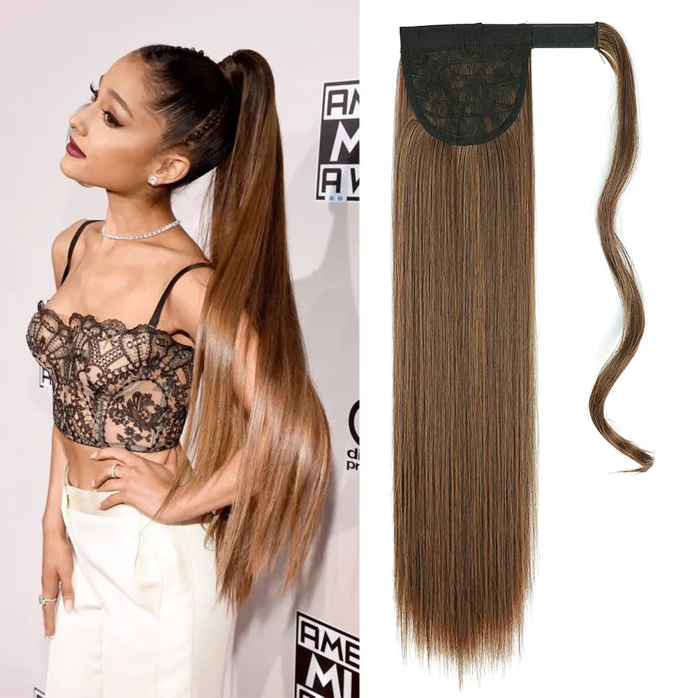 Classic Hair Extension Straight Natural Band Ponytail