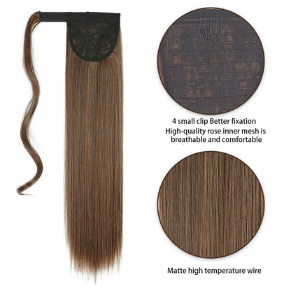 Classic Hair Extension Straight Natural Band Ponytail