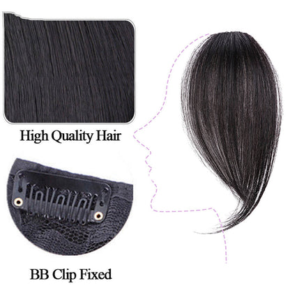 Hair Extensions Bang Hair Middle-part Bangs Patch for Women