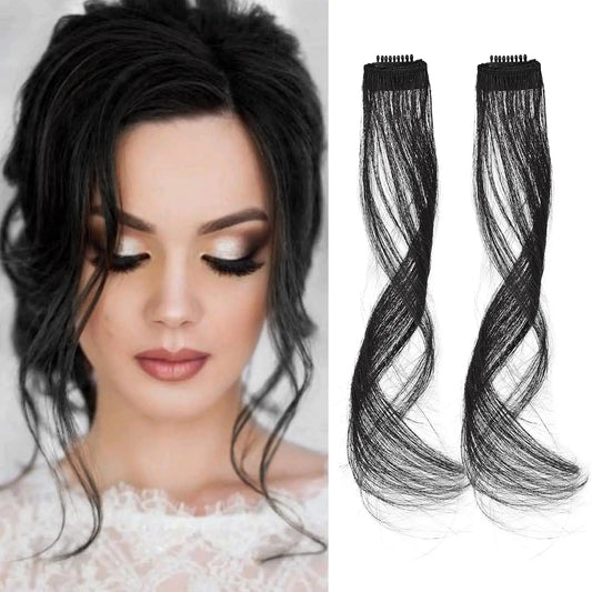 Hair Extensions Long Side Bangs Patch For Women UK