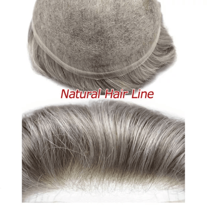 100% Human Hair Swiss Lace Men Toupee Frontal Wigs Human Hair Lace Front Wigs UK