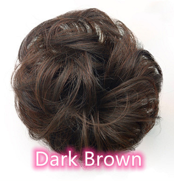 Curly Hairpieces Wavy Hair Donut Bun for Women UK