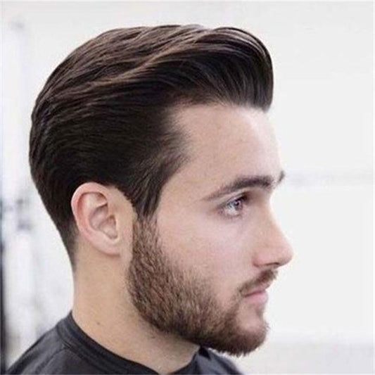 100% Human Hair Mens Toupee Lace Front Mens Hair Real Hair Wigs UK