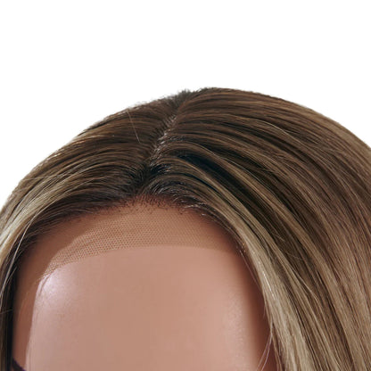 100% Human Hair Long Blonde Wig Natural Hairline Wigs For Women