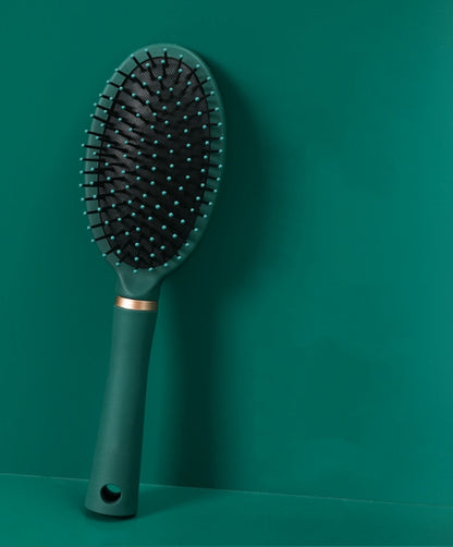 Dark Green High-quality Air Cushion Comb Hair Extension Brush