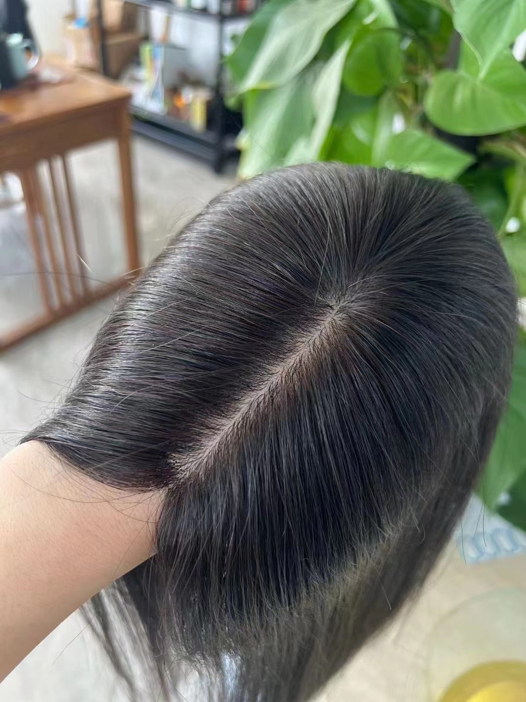 human hair topper