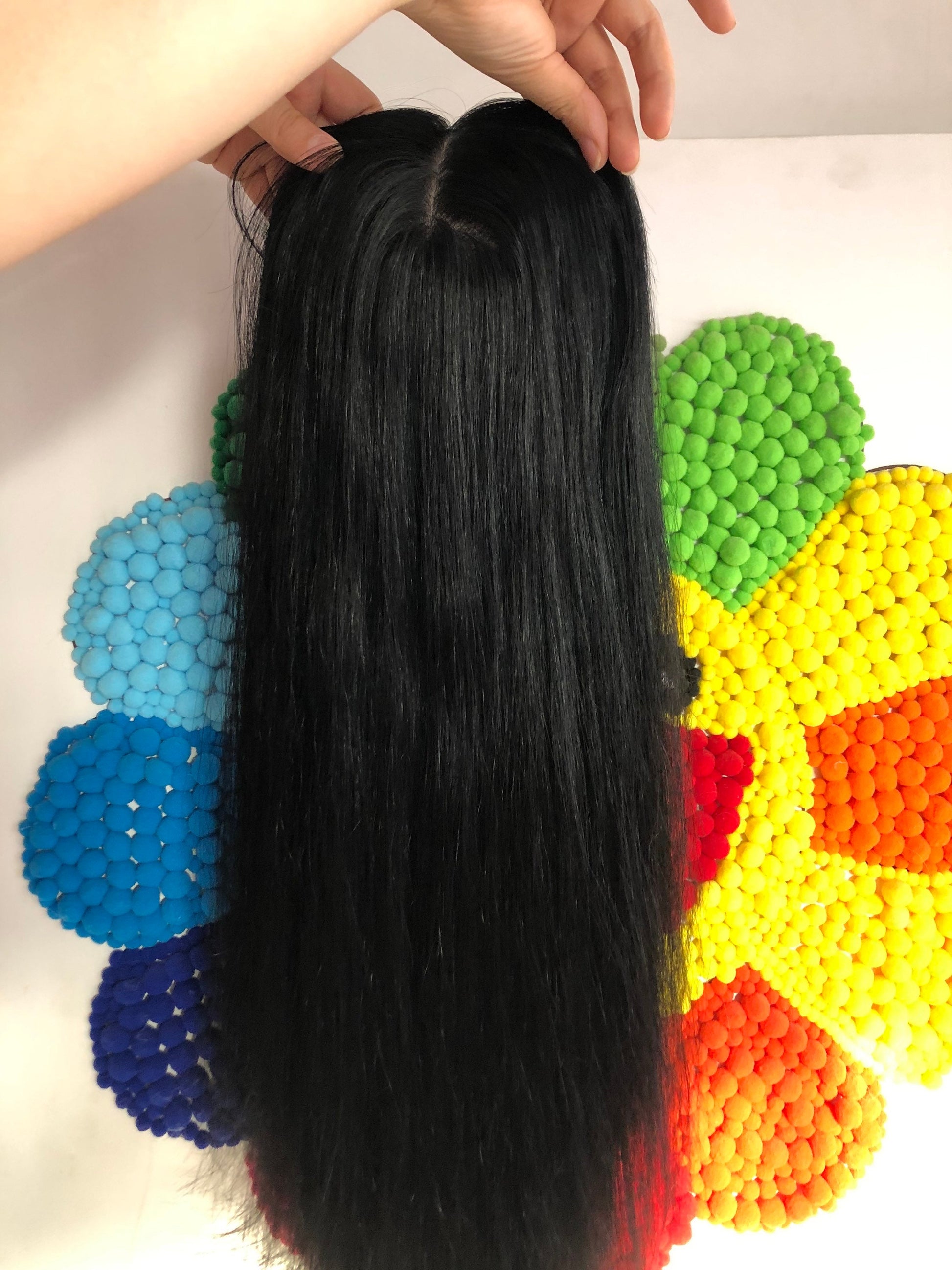 human hair topper