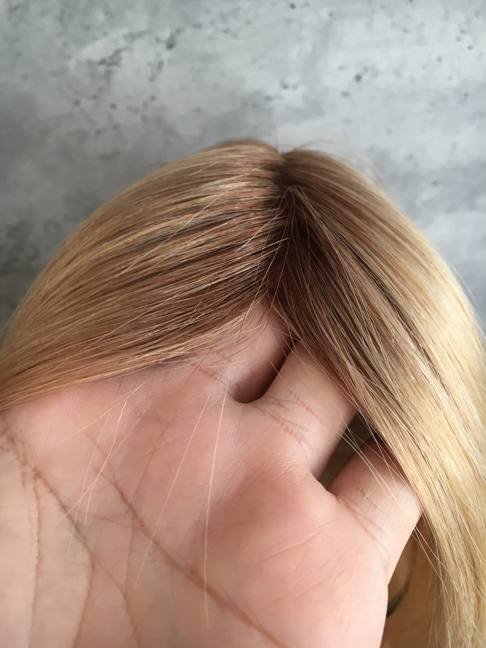 human hair topper