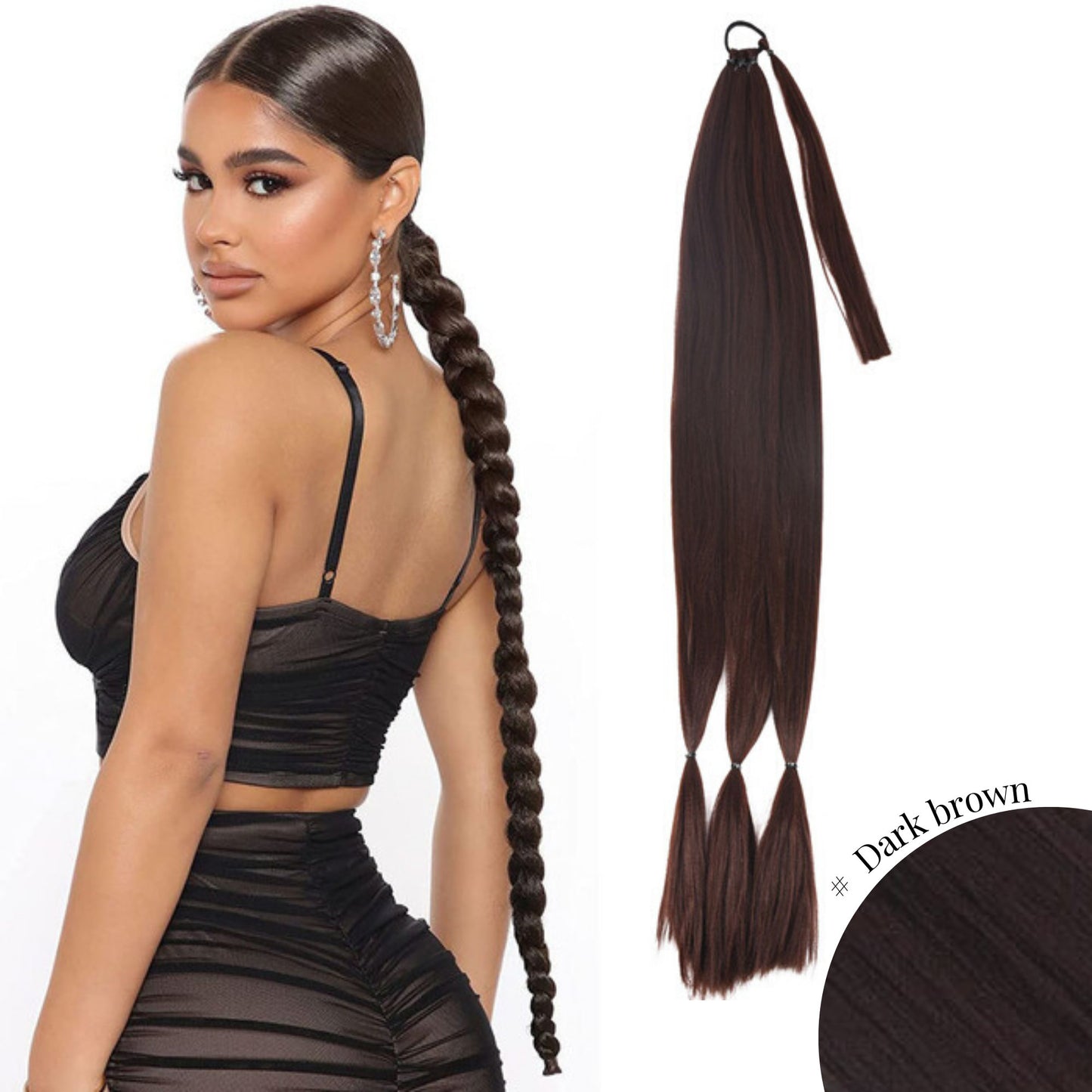 100% Human Hair Extension Hair for Braids